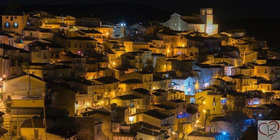 Rapolla vista di notte rapolla di notte