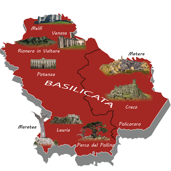 infografica della basilicata