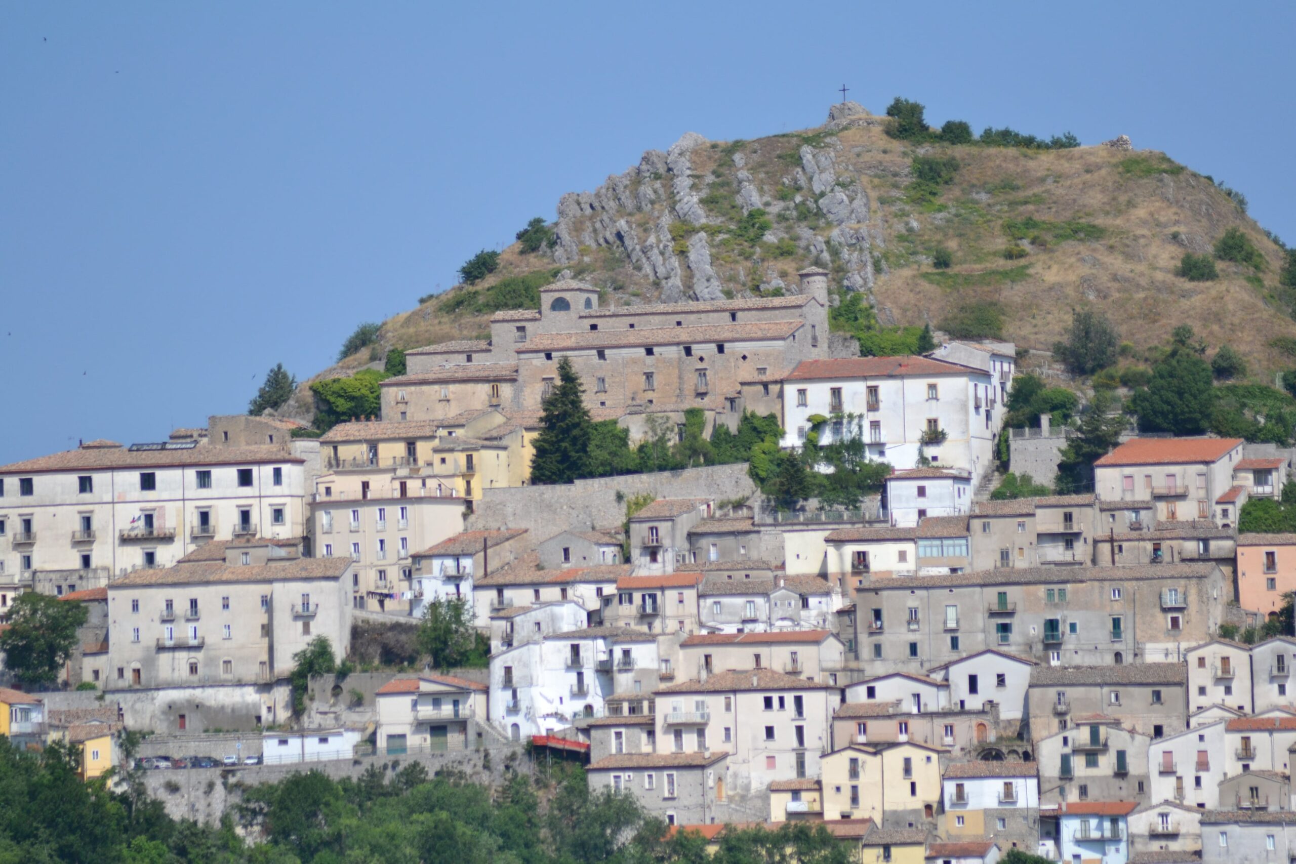 paese san fele visto dall'alto